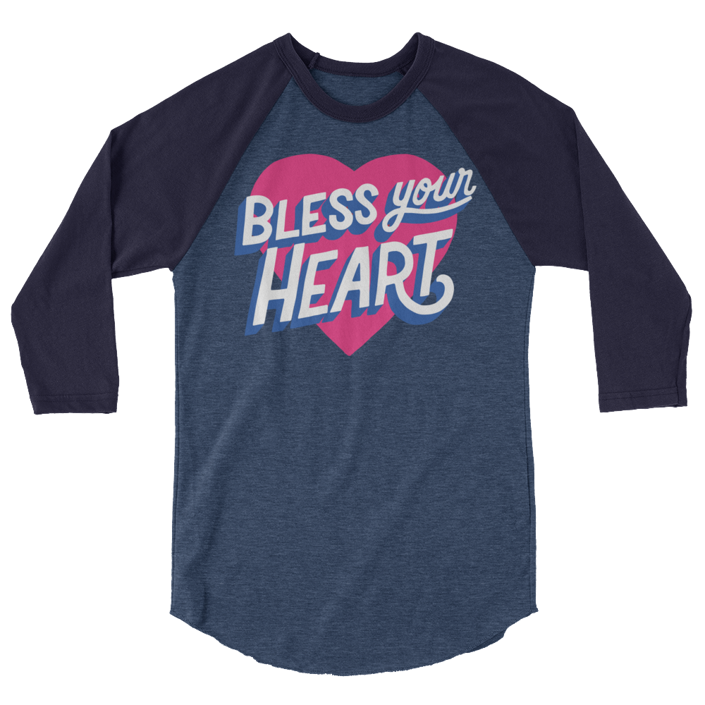 Bless Your Heart (Raglan)-Raglan-Swish Embassy