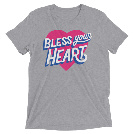 Bless Your Heart (Retail Triblend)-Triblend T-Shirt-Swish Embassy