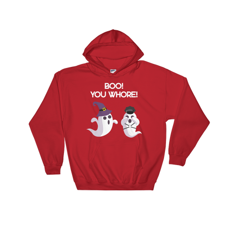 Boo, You Whore! (Hoodie)-Hoodie-Swish Embassy