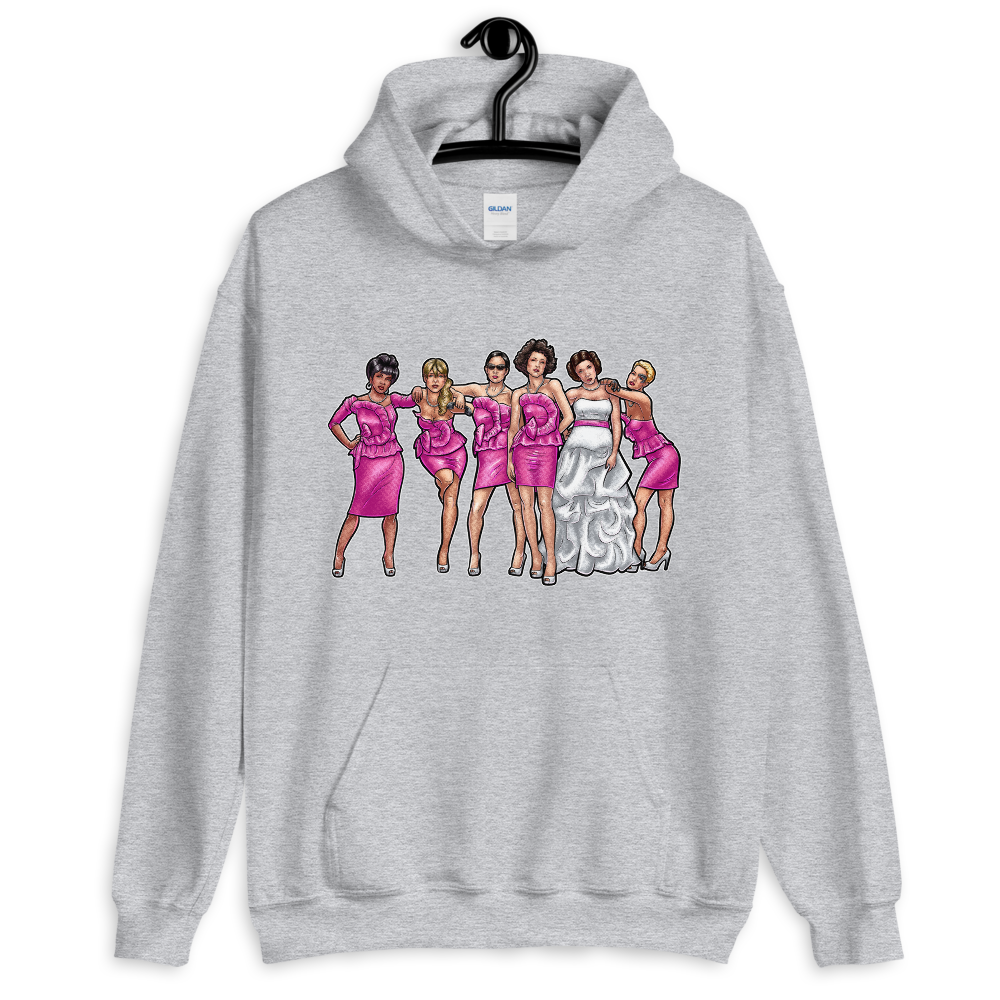 Bridesmaids from Outer Space (Hoodie)-Hoodie-Swish Embassy