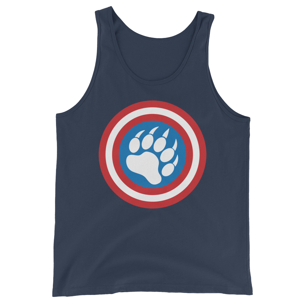 Cap'n Ameribear (Tank Top)-Tank Top-Swish Embassy