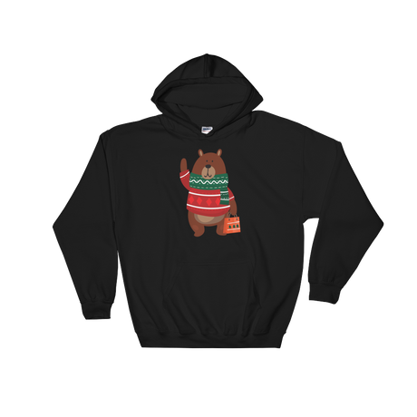 Christmas Bear (Hoodie)-Christmas Hoodies-Swish Embassy