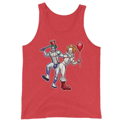 Clowns to the Left, Jokers to the Right (Tank Top)-Tank Top-Swish Embassy