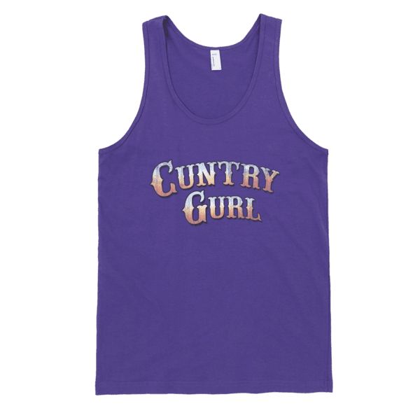 Cuntry Gurl (Tank)-Tank Top-Swish Embassy