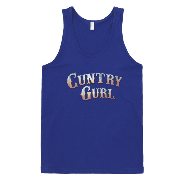 Cuntry Gurl (Tank)-Tank Top-Swish Embassy