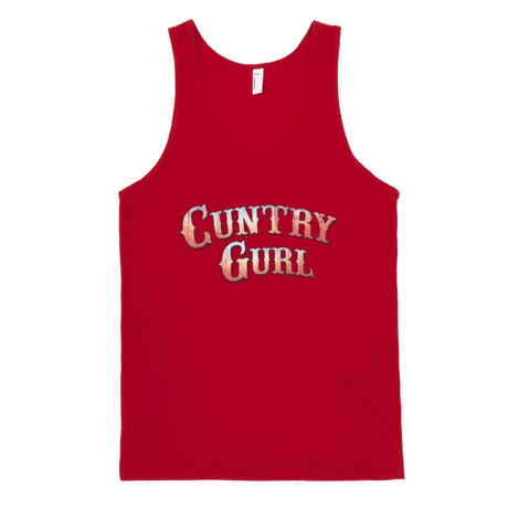 Cuntry Gurl (Tank)-Tank Top-Swish Embassy