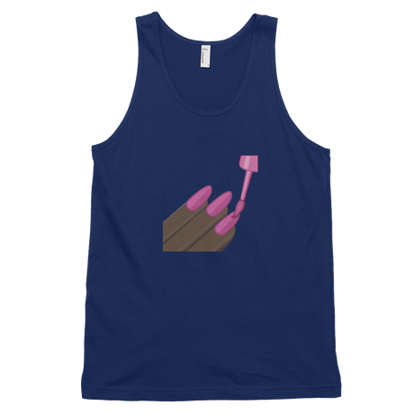 Dark Nail Polish Emoji (Tank Top)-Tank Top-Swish Embassy