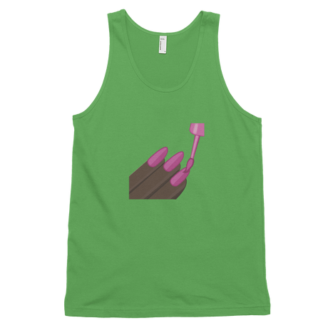 Dark Nail Polish Emoji (Tank Top)-Tank Top-Swish Embassy