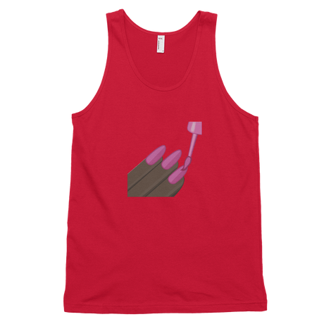 Dark Nail Polish Emoji (Tank Top)-Tank Top-Swish Embassy