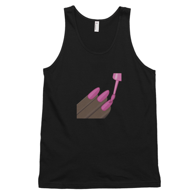 Dark Nail Polish Emoji (Tank Top)-Tank Top-Swish Embassy