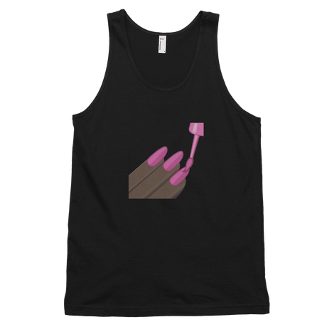 Dark Nail Polish Emoji (Tank Top)-Tank Top-Swish Embassy