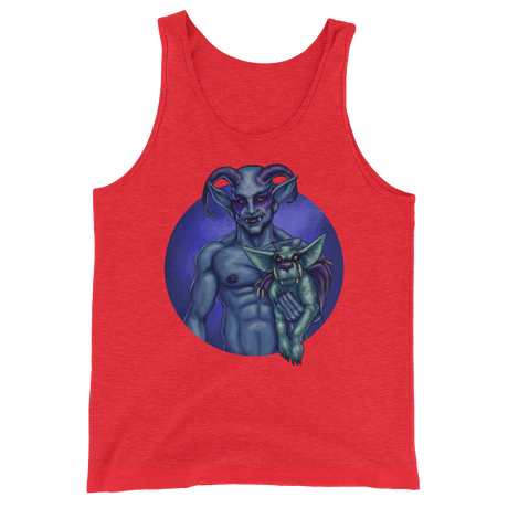 Dog and Demon (Tank Top)-Tank Top-Swish Embassy