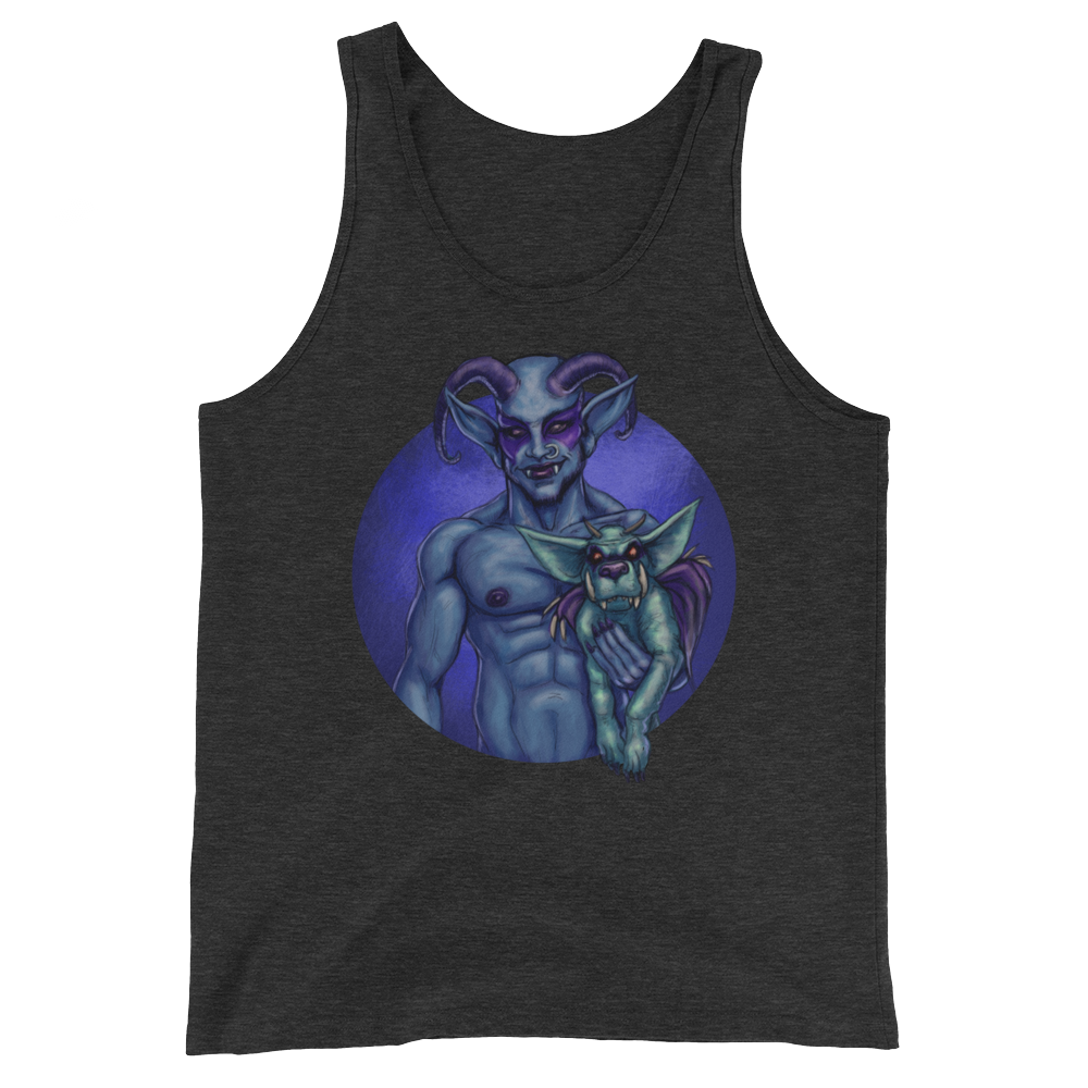 Dog and Demon (Tank Top)-Tank Top-Swish Embassy