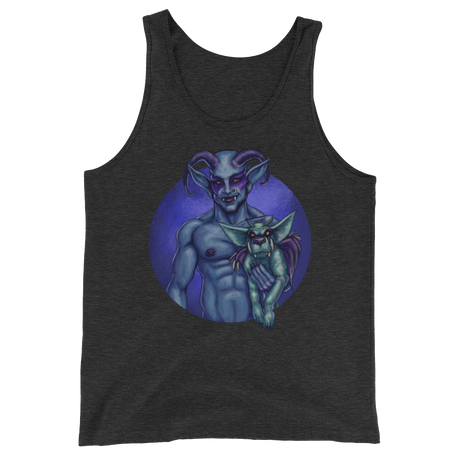 Dog and Demon (Tank Top)-Tank Top-Swish Embassy