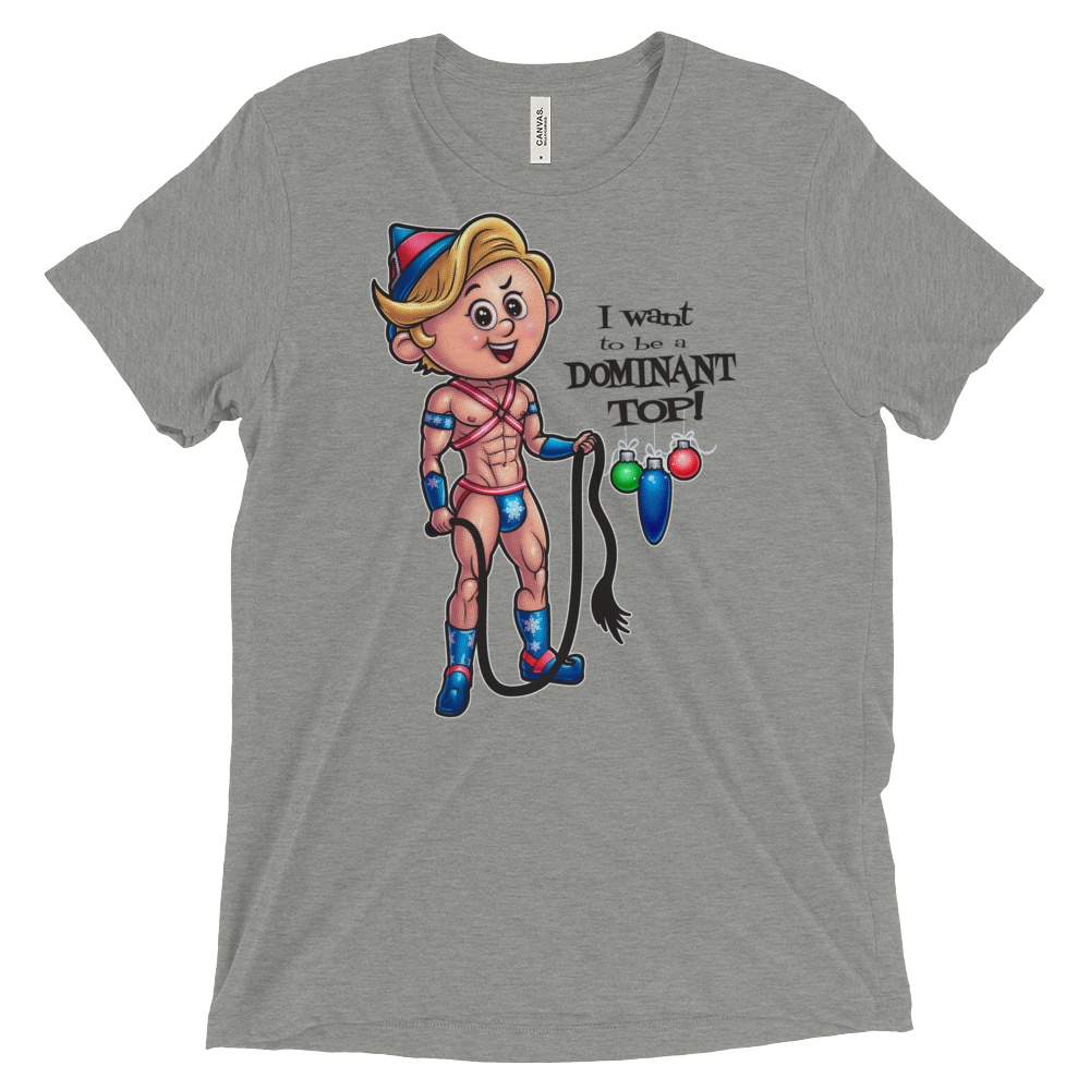 Dom Top Elf (Retail Triblend)-Triblend T-Shirt-Swish Embassy