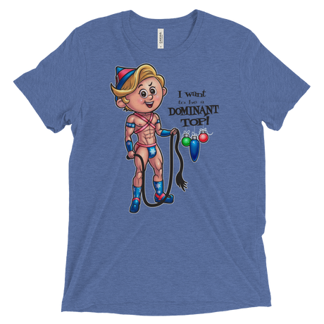 Dom Top Elf (Retail Triblend)-Triblend T-Shirt-Swish Embassy