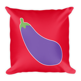 Eggplant Emoji (Pillow)-Pillow-Swish Embassy