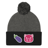 Eggplant Pig (Beanie)-Beanie-Swish Embassy