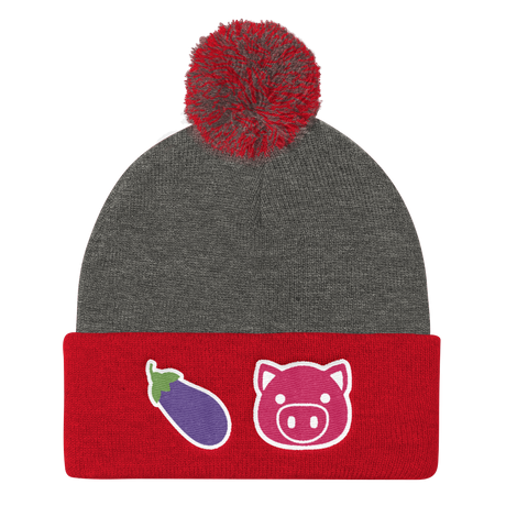 Eggplant Pig (Beanie)-Beanie-Swish Embassy