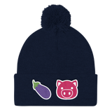 Eggplant Pig (Beanie)-Beanie-Swish Embassy