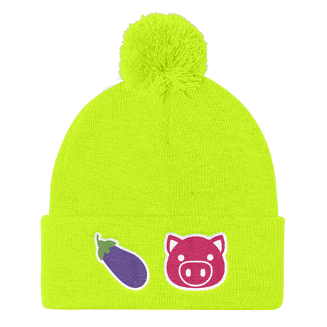 Eggplant Pig (Beanie)-Beanie-Swish Embassy