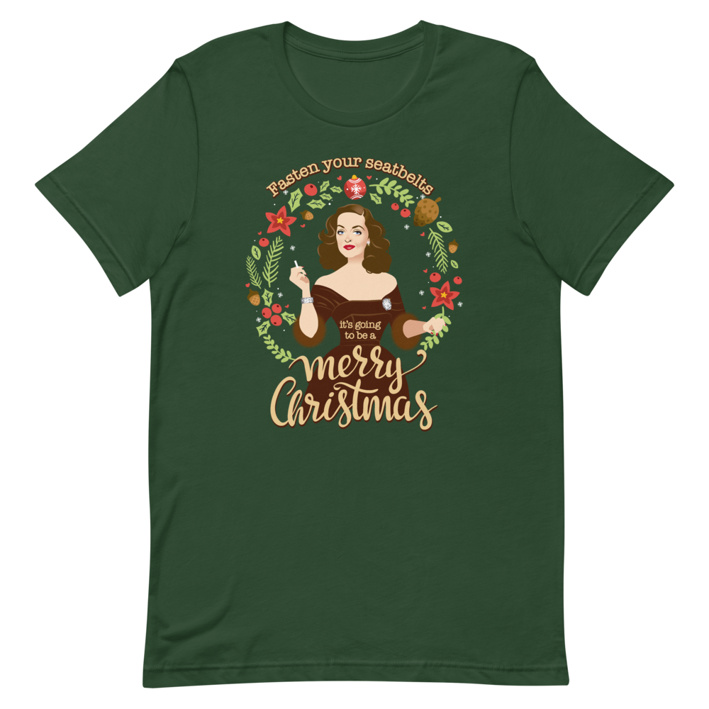 Fasten Your Seatbelts & Merry XMas-Christmas T-Shirts-Swish Embassy