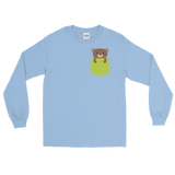 Faux Pocket Bear (Long Sleeve)-Long Sleeve-Swish Embassy