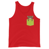 Faux Pocket Bear (Tank Top)-Tank Top-Swish Embassy