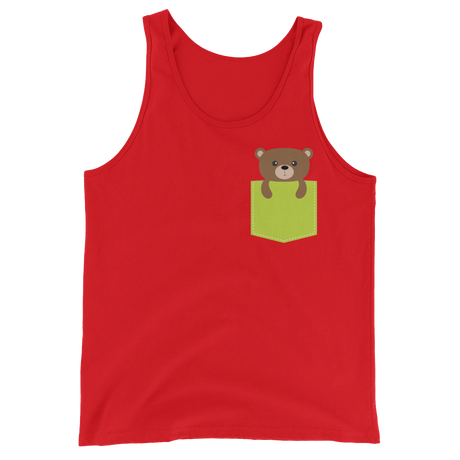 Faux Pocket Bear (Tank Top)-Tank Top-Swish Embassy