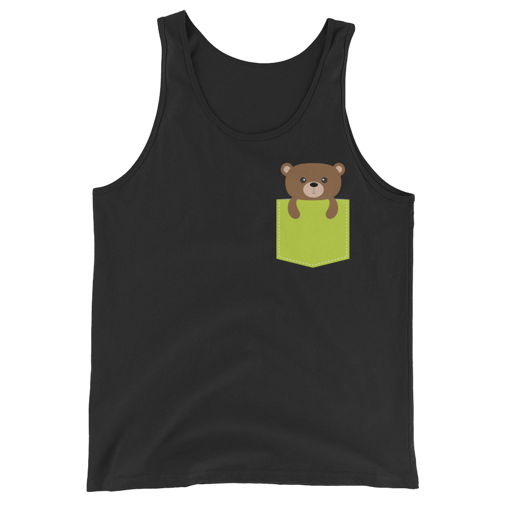 Faux Pocket Bear (Tank Top)-Tank Top-Swish Embassy