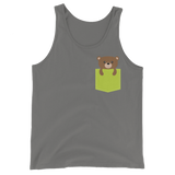 Faux Pocket Bear (Tank Top)-Tank Top-Swish Embassy