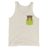 Faux Pocket Bear (Tank Top)-Tank Top-Swish Embassy