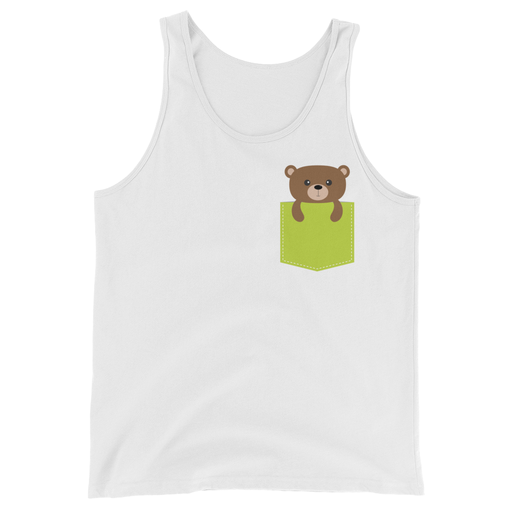 Faux Pocket Bear (Tank Top)-Tank Top-Swish Embassy