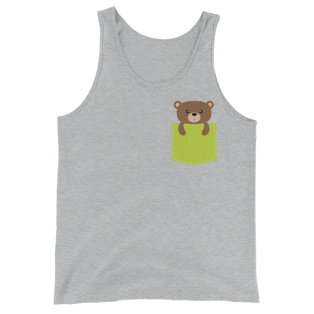 Faux Pocket Bear (Tank Top)-Tank Top-Swish Embassy