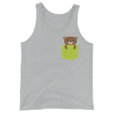 Faux Pocket Bear (Tank Top)-Tank Top-Swish Embassy