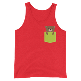 Faux Pocket Bear (Tank Top)-Tank Top-Swish Embassy