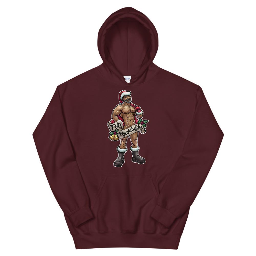 Feliz Navidaddy (Hoodie)-Christmas Hoodies-Swish Embassy