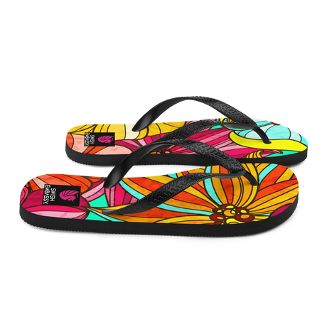 Festive Flower (Flip Flops)-Swish Embassy