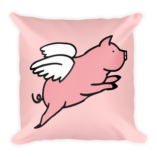 Flying Pig (Pillow)-Pillow-Swish Embassy