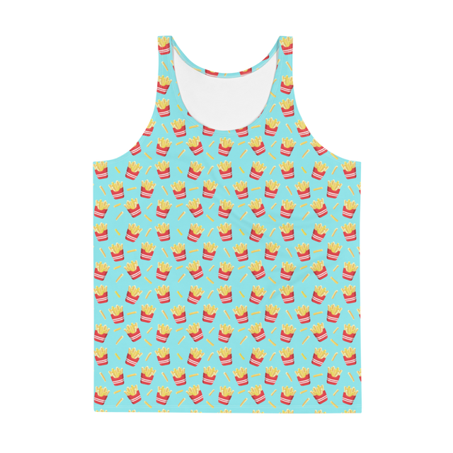 French Fries (Allover Tank Top)-Allover Tank Top-Swish Embassy