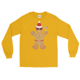 Gingerbread Circuit Man (Long Sleeve)-Long Sleeve-Swish Embassy