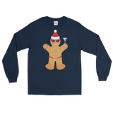 Gingerbread Circuit Man (Long Sleeve)-Long Sleeve-Swish Embassy