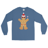 Gingerbread Circuit Man (Long Sleeve)-Long Sleeve-Swish Embassy