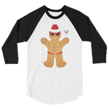 Gingerbread Circuit Man (Raglan)-Raglan-Swish Embassy