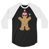 Gingerbread Circuit Man (Raglan)-Raglan-Swish Embassy