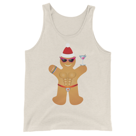 Gingerbread Circuit Man (Tank Top)-Christmas Tanks-Swish Embassy