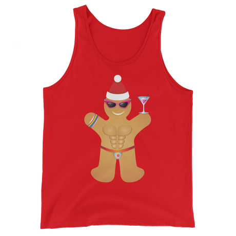 Gingerbread Circuit Man (Tank Top)-Christmas Tanks-Swish Embassy