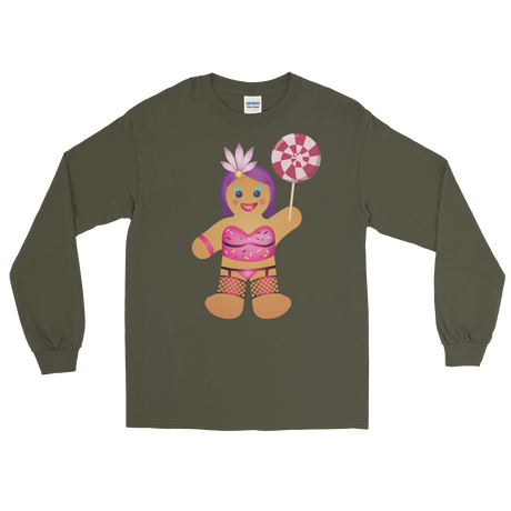 Gingerbread Drag Queen (Long Sleeve)-Long Sleeve-Swish Embassy