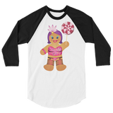 Gingerbread Drag Queen (Raglan)-Raglan-Swish Embassy