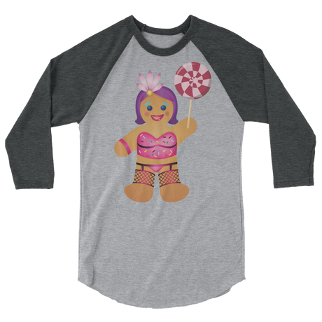 Gingerbread Drag Queen (Raglan)-Raglan-Swish Embassy